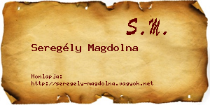 Seregély Magdolna névjegykártya
